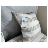 New Patio Chair Cushion, Seat Pad, Throw Pillow