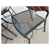 Patio Table and 4 Metal Chairs