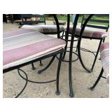 Patio Table and 4 Metal Chairs