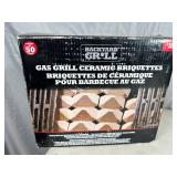New Box of Ceramic Gas Grill Charcoal Substitute Briquettes