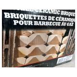 New Box of Ceramic Gas Grill Charcoal Substitute Briquettes