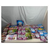 Assorted Candy, Fruit Snacks, Blow Pops, Haribo, Sour Jacks, and More