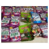 Assorted Candy, Fruit Snacks, Blow Pops, Haribo, Sour Jacks, and More