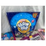 Assorted Candy, Fruit Snacks, Blow Pops, Haribo, Sour Jacks, and More