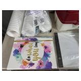 Cleaning Supplies, Table Covers, Tackle Box, Tabletop Grill, and More