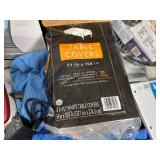 Cleaning Supplies, Table Covers, Tackle Box, Tabletop Grill, and More