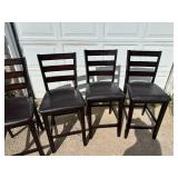 4 High Top Stools / Chairs
