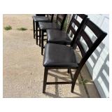 4 High Top Stools / Chairs