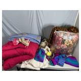 Knit Hats, Gloves, Comforters, Quilt, Bedspread, and More