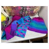 Knit Hats, Gloves, Comforters, Quilt, Bedspread, and More