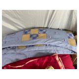 Knit Hats, Gloves, Comforters, Quilt, Bedspread, and More