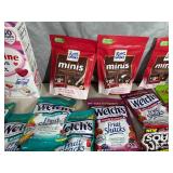 Assorted Candy, Ritter Chocolates, Fruit Snacks, Charms Suckers, Cotton Candy, and More