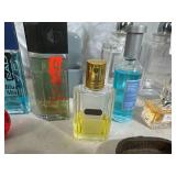 Assorted Perfume, Cologne, Makeup, Bathroom Accessories, Trinket Boxes, and more.