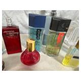 Assorted Perfume, Cologne, Makeup, Bathroom Accessories, Trinket Boxes, and more.