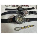Assorted Watches, Bracelets, and More