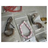 Assorted Jewelry, Anklets, Clips, Necklaces, and More