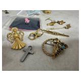 Assorted Jewelry, Collectible Pins, Figurines, and More