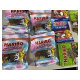 Assorted Candy, Blow Pops, Haribo Gummy Candy, Cereal Straws, Andes Mints, and More
