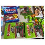 Assorted Candy, Blow Pops, Haribo Gummy Candy, Cereal Straws, Andes Mints, and More