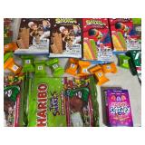 Assorted Candy, Blow Pops, Haribo Gummy Candy, Cereal Straws, Andes Mints, and More