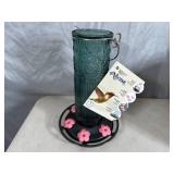 New Easy Fill Glass Hummingbird Feeder