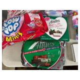 Assorted Candy, Haribo Gummy, Ritter Chocolate, Charms Suckers, Blow Pops, Andes Mints, and MOre