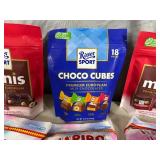 Assorted Candy, Haribo Gummy, Ritter Chocolate, Charms Suckers, Blow Pops, Andes Mints, and MOre