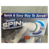 New Voom Spin Scrubber Battery Powered Rotating Scrub Brush