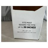 New Backyard Basics Square Fire Pit Cover