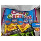 Assorted Candy, Blow Pops, Cotton Candy, Sugar Babies, Tear Jerkers, Fruit Snacks, and More