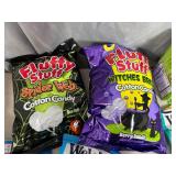 Assorted Candy, Blow Pops, Cotton Candy, Sugar Babies, Tear Jerkers, Fruit Snacks, and More