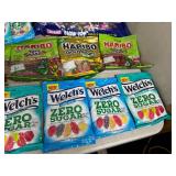 Assorted Candy, Blow Pops, Cotton Candy, Sugar Babies, Tear Jerkers, Fruit Snacks, and More