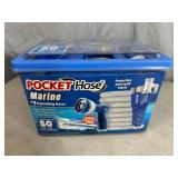 New Pocket Hose Marine 50 ft Expanding Hose with Anti-Scuff Fabric