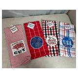 4 New Kitchen Towels