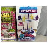 New Spinning and Singing Candle, New Cash Stash Cake Surprise Hidden Cash Box