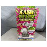New Spinning and Singing Candle, New Cash Stash Cake Surprise Hidden Cash Box