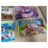 Assorted Candy, Chocolate Cherries, Tootsie Rolls, Fruit Chews, Dots, and More