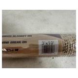 New Roll of Burlap Lawn and Garden Fabric - 3 ft x 10 ft