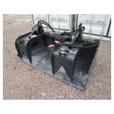 LandHonor 72" Skid Steer Grapple Bucket