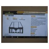 LandHonor Skid Steer Pallet Fork Bracket w/Receiver Hitch & Bale Spear Mounts