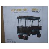LandHonor Foldable Wagon w/Canopy
