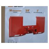LandHonor 3/8" Skid Steer Receiver Hitch Plate