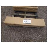 LandHonor 60" Clamp On Pallet Forks w/Stabilizer Bar