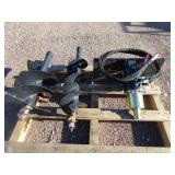 LandHonor Mini Skid Steer Auger w/ 8" 12" Bits