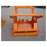 LandHonor Skid Steer Attachment Rack for Job Trailer