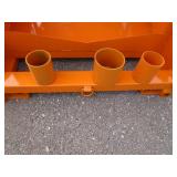 LandHonor Skid Steer Attachment Rack for Job Trailer
