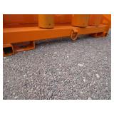 LandHonor Skid Steer Attachment Rack for Job Trailer