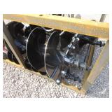 Mower King Skid Steer Auger w/6" 12" 14" Bits
