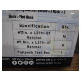 LandHonor Flatpack Box of Ratchet Straps