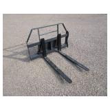 LandHonor 36" Mini Skid Steer Pallet Forks w/Bale Spear Mounts